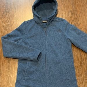 North Face Crescent Full Zip Hoodie. M